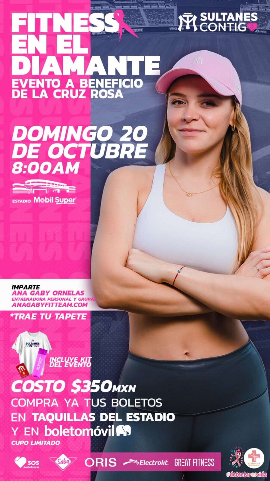 ¡Únete al evento Fitness en el Diamante y apoya una gran causa!