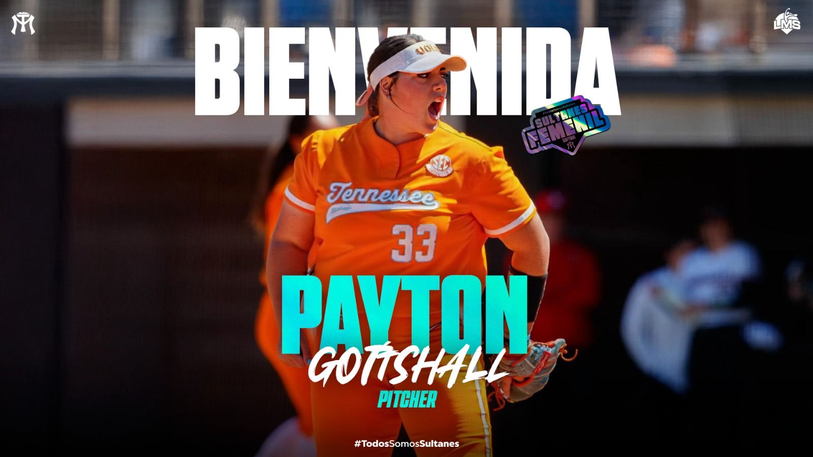 PAYTON GOTTSHALL SUMARÁ EXPERIENCIA AL PITCHEO DE SULTANES FEMENIL