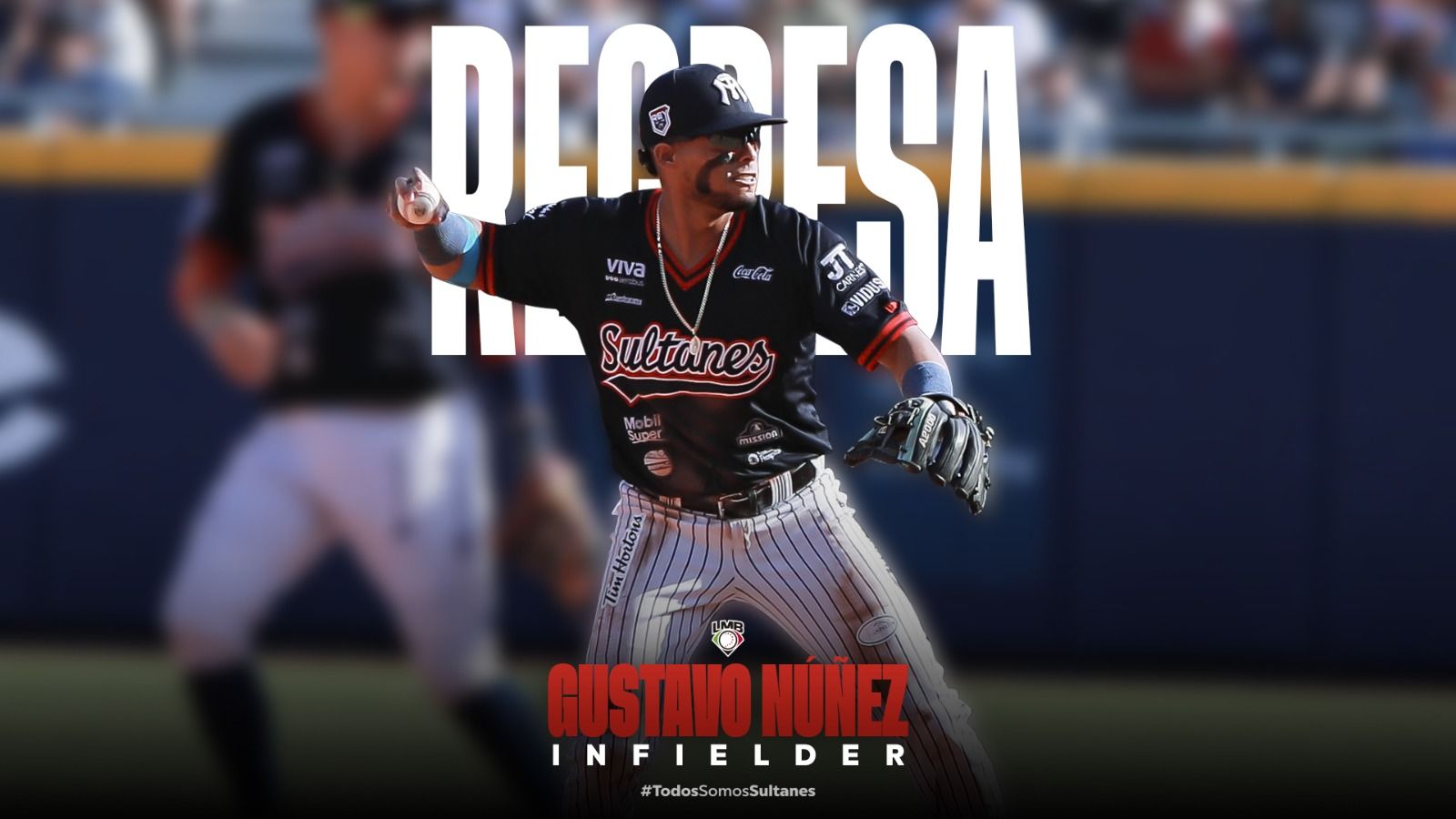 GUSTAVO NUÑEZ REGRESA A SULTANES DE MONTERREY