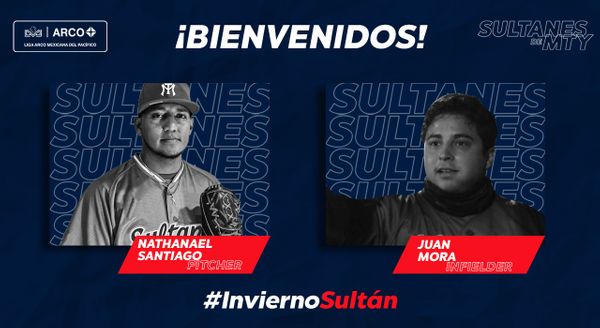 Nathanael Santiago y Juan Mora llegan al Invierno Sultán